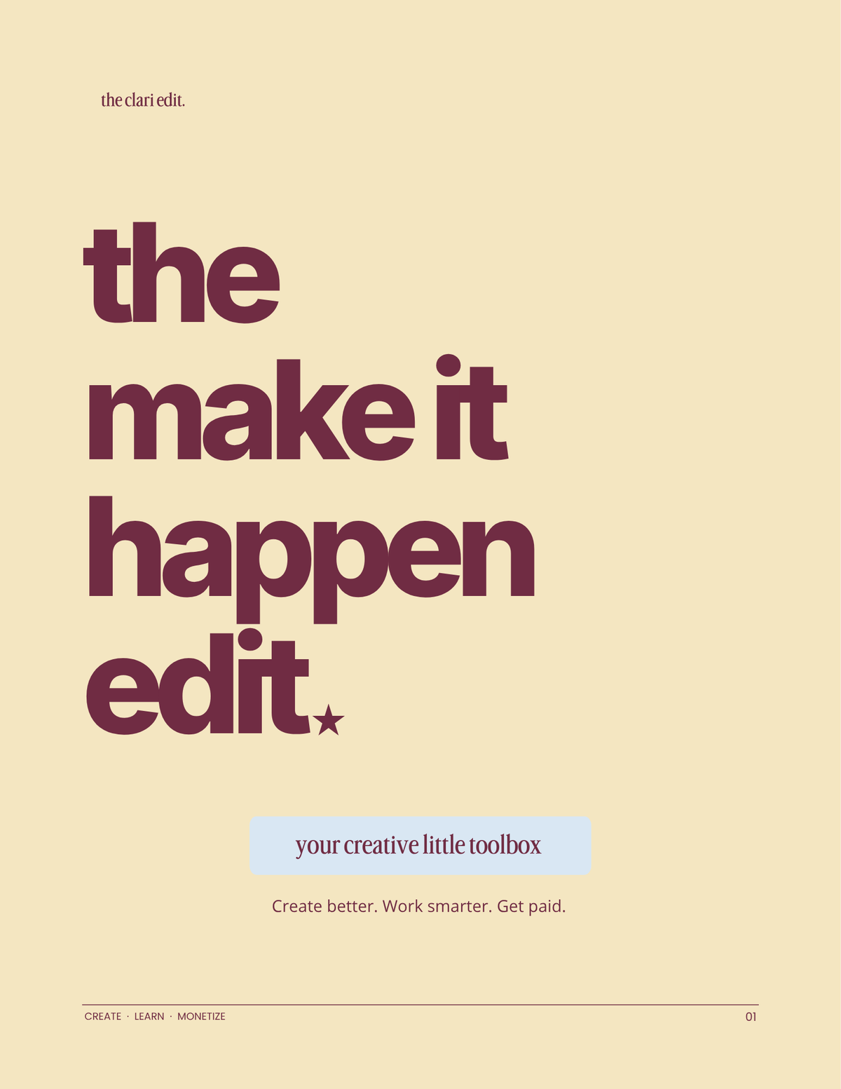 The Make It Happen Edit